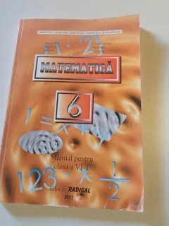 Matematica, manual pentru clasa a VI-a - George Turcitu
