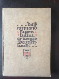 Munchen Vom Wesen einer deutschen Stadt (Munchen - esenta unui oras german) (2 autografe)