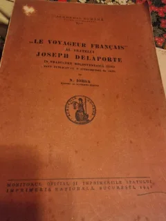 N. Iorga - "Le Voyageur Franceais" al Abatelui Joseph Delaporte