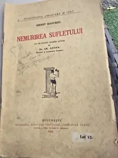 NEMURIREA SUFLETULUI - ERNST HAECKEL