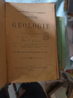 Notiuni de Geologie pentru clasa III-a secundara de Leon C.Cosmovici