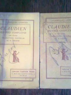 OEUVRES COMPLETES - CLAUDIEN   2 VOLUME   (OPERE COMPLETE)