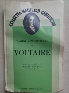 PAGINI NEMURITOARE DIN VOLTAIRE ALESE SI EXPLICATE DE ANDRE MAUROIS