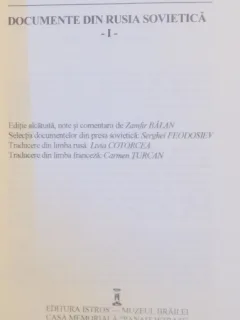 PANAIT ISTRATI - OMUL CARE NU ADERA LA NIMIC , DOCUMENTE DIN RUSIA SOVIETICA , VOL I-II , 1996