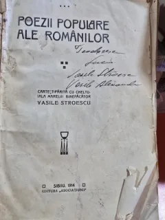 Poezii populare ale Romanilor - Vasile Alecsandri 1914