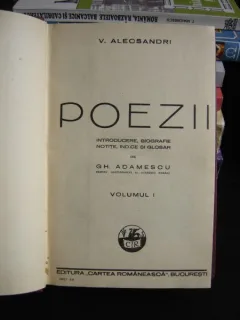 POEZII - V. ALECSANDRI VOLUMUL I