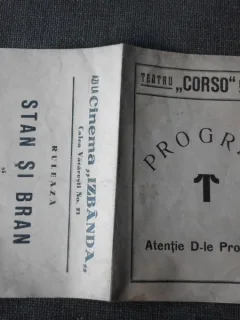 PROGRAM TEATRUL CORSO, PIESA ATENTIE D-LE PROFESOR