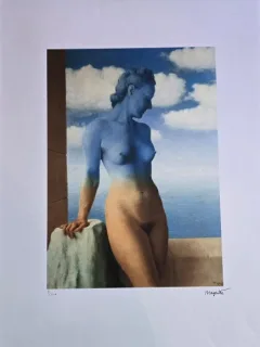 Rene Magritte - La magie noire (litografie originala)