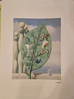 Rene Magritte - Le regard interieur, litografie originala