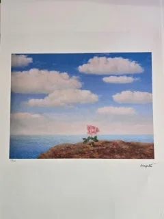 Rene Magritte - Utopia (litografie originala)