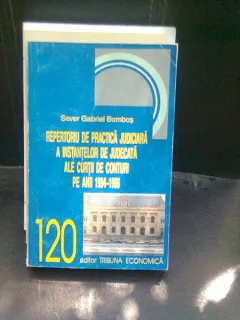 REPERTORIU DE PRACTICA JUDICIARA A INSTANTELOR DE JUDECATA ALE CURTII DE CONTURI PE ANII 1994-1996