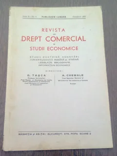 REVISTA DE DREPT COMERCIAL SI STUDII ECONOMICE NR.9/1935