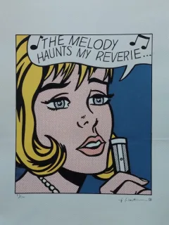 Roy Lichtenstein - The Melody Haunts My Reverie (Reverie), litografie originala