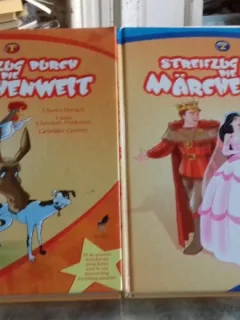 STREIFZUG DURCH DIE MÄRCHENWELT - CHARLES PERRAULT, HANS CHRISTIAN ANDERSEN, FRATII GRIMM  2 VOLUME (CALATORIE PRIN LUMEA BASMELOR)