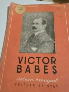 Victor Babes, volum omagial