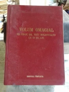 VOLUM OMAGIAL PR. PROF. DR. NICU MOLDOVEANU LA 70 DE ANI