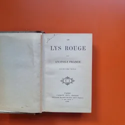 Le Lys Rouge - Anatole France