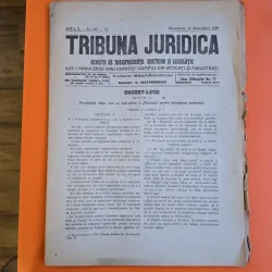 Tribuna Juridica nr. 30-31/12.10.1919 -