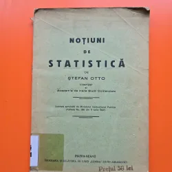 NOȚIUNI DE STATISTICĂ - ȘTEFAN OTTO