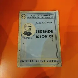 Legende istorice - Vasile Alecsandri