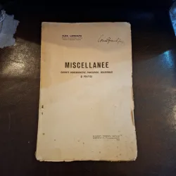 Miscellanee cuvinte comemorative , panegirice , ocazionale si politice - Alex Lapedatu