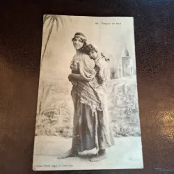 Carte postala , Femme du Sud  - J.Geiser photo Alger , A.Jouve Succ