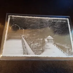 Carte postala , Slanic Moldova , Izvorul Nr.1 , alb negru  - (necirculata)