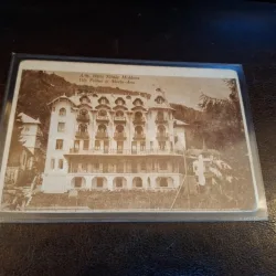 Carte postala Baile Slanic Moldova , Vila Pallas si Maria-Ana - (circulata)