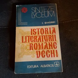 Istoria literaturii române vechi - I. Șiadbei