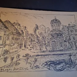 Gravura - strazi din Bucuresti - Dragos Morarescu -
