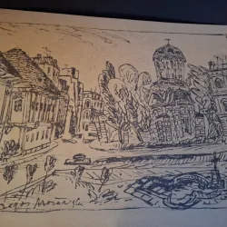 Gravura - strazi din Bucuresti - Dragos Morarescu -