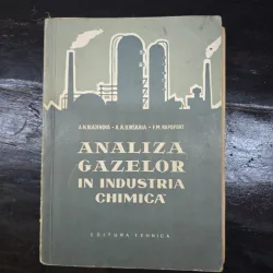 Analiza gazelor in industria chimica - A.N. Blajenova, A.A. Ilinskaia, F.M. Rapoport