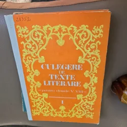Culegere de texte literare pentru clasele V-VIII