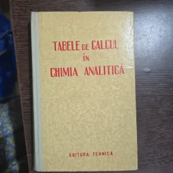 Tabele de calcul în chimia analitică