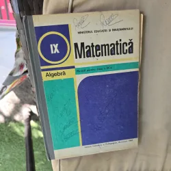 Matematică IX - Ministerul Educației și Învățământului