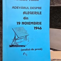 Adevarul despre alegerile din 19 noiembrie 1946, analiza de presa - Radu Pisica