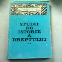 ALEXANDRU HERLEA - STUDII DE ISTORIE A DREPTULUI - ORGANIZAREA DE STAT {ED DACIA 1983 FORMAT APROPIAT DE A4 313 PAG COPERTI CARTONATE}