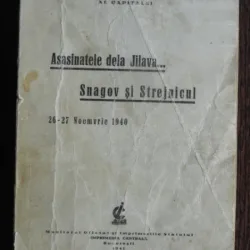 ASASINATELE DE LA JILAVA SNAGOV SI STREJNICUL