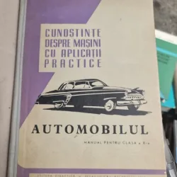 Automobilul, manual pentru clasa a X-a - V. Husea