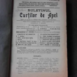 Buletinul Curtilor de apel, 1933
