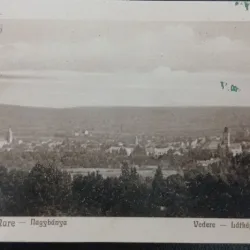 Carte postala Baia Mare vedere generala, 1930