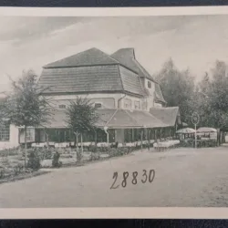 Carte postala Baile Bazna, 1934