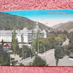 Carte postala, Baile Calimanesti 1928