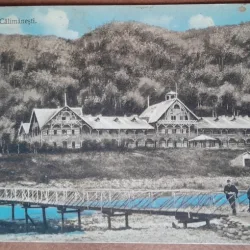 Carte postala, Baile Calimanesti, perioada interbelica
