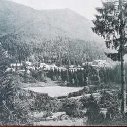 Carte postala, Baile Tusnad, vedere generala, 1925