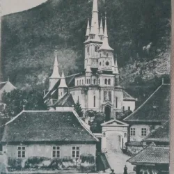 Carte postala, Brasov, Biserica Sf. Nicolae, 1926