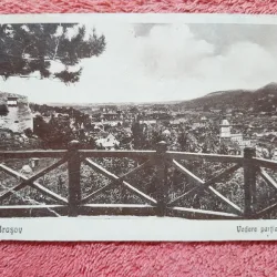 Carte postala, Brasov vedere partiala, perioada interbelica