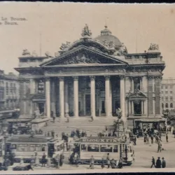 Carte Postala, Bruxelles, Bursa, perioada interbelica