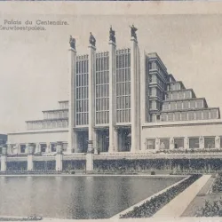 Carte Postala, Bruxelles, Palais du Centenaire, perioada interbelica