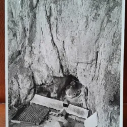 Carte postala, Bucegi Schitul Pestera, perioada interbelica